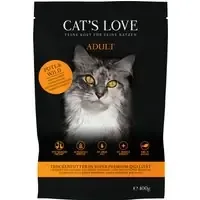 Billig Cat´s Love Adult Kalkon & vilt – Ekonomipack 2 x 400 g