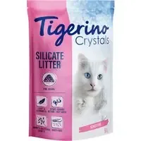 Billig Ekonomipack 6 x 5 l Tigerino Crystals kattsand Fun – rosa