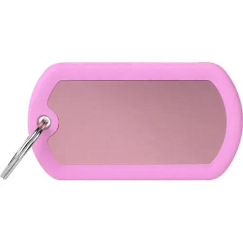 Billig MyFamily ID-bricka hush, military rosa, gummi rosa