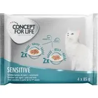 Billig Provpack Concept for Life 4 x 85 g – Sensitive