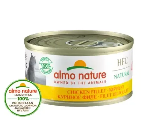 Billigare Almo Nature HFC Natural Kycklingfilé 70 g våtfoder för katter
