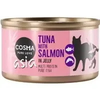 Billigare Cosma Asia i gelé 6 x 85 g – Tonfisk & lax