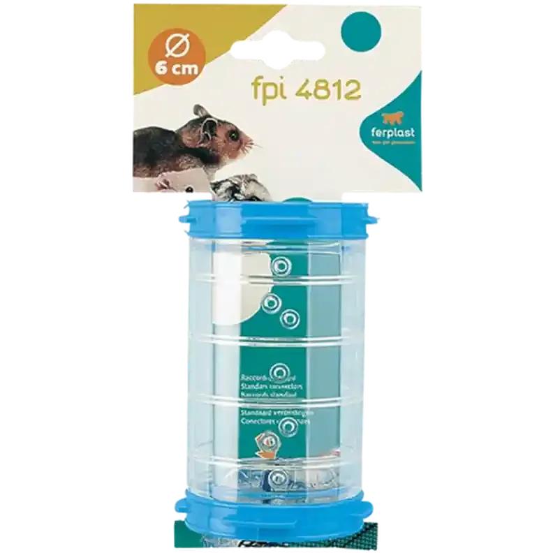 Billigare Hamsterrör Rak Transparent 11 cm