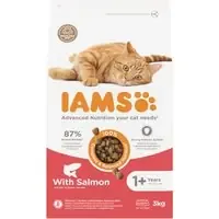 Billigare IAMS Advanced Nutrition Adult Cat med lax – 3 kg
