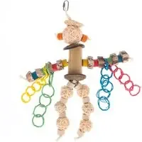 Billigare TIAKI fågelleksak Robot Man – ca L 33 x B 28 cm