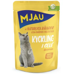 Bitar i Gel茅 med Kyckling 85g Kattmat