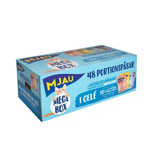 Bitar i Gel茅 med K枚tt och Fisk Megabox 48x85g
