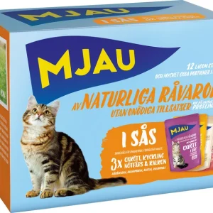 Bitar i S氓s med K枚ttmix 12x85g Kattmat