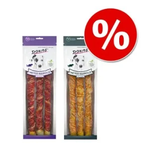 Blandpack: Dokas 1 meter tuggrulle Kyckling + Anka