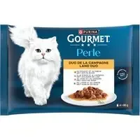 Blandpack Gourmet Perle 4 x 85 g – Mix VI Duo från landet (4 sorter) Lågt pris