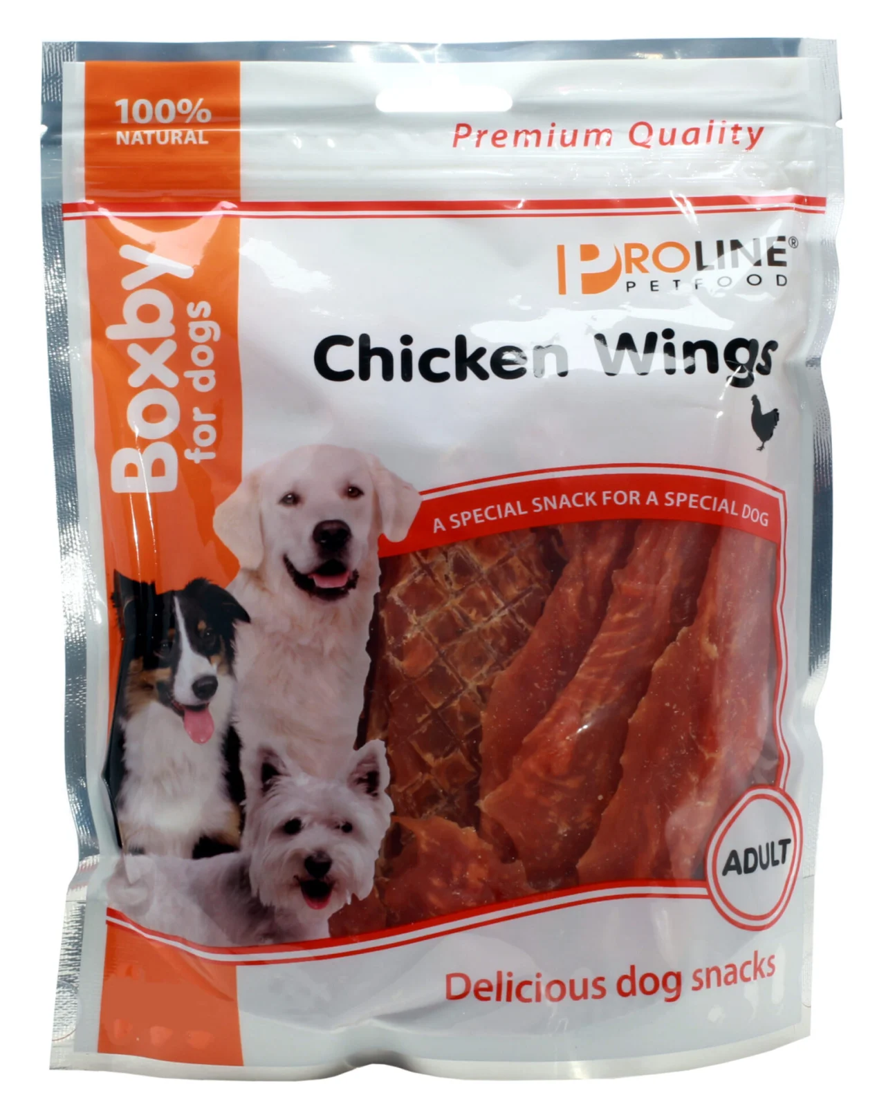 Boxby Chicken Wings Hundgodis – 100 g Proteinrikt Kycklingkött