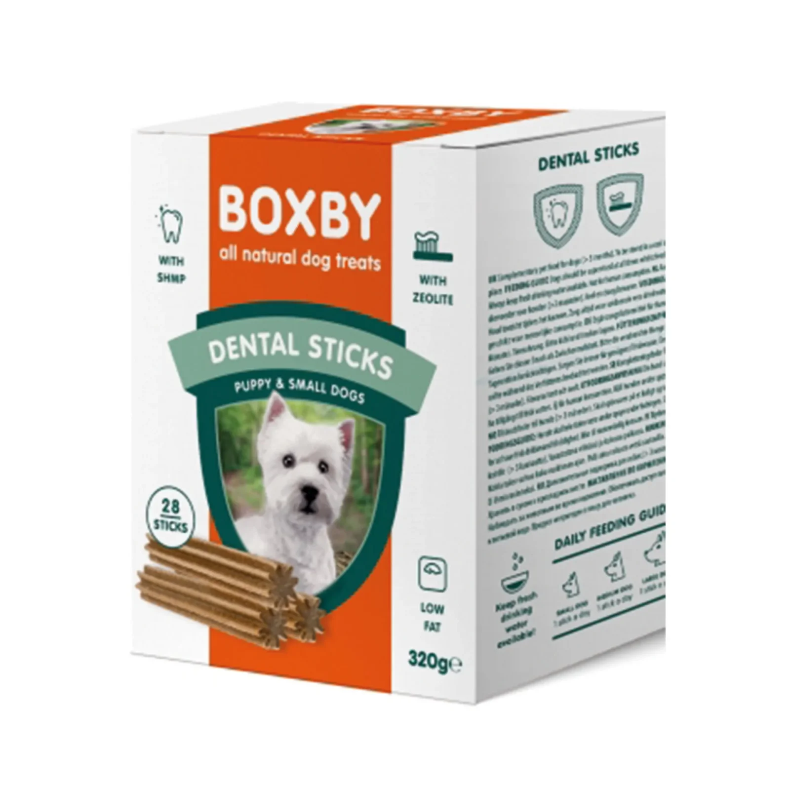 Boxby Dental Sticks Valp/Små Hundar – 320g