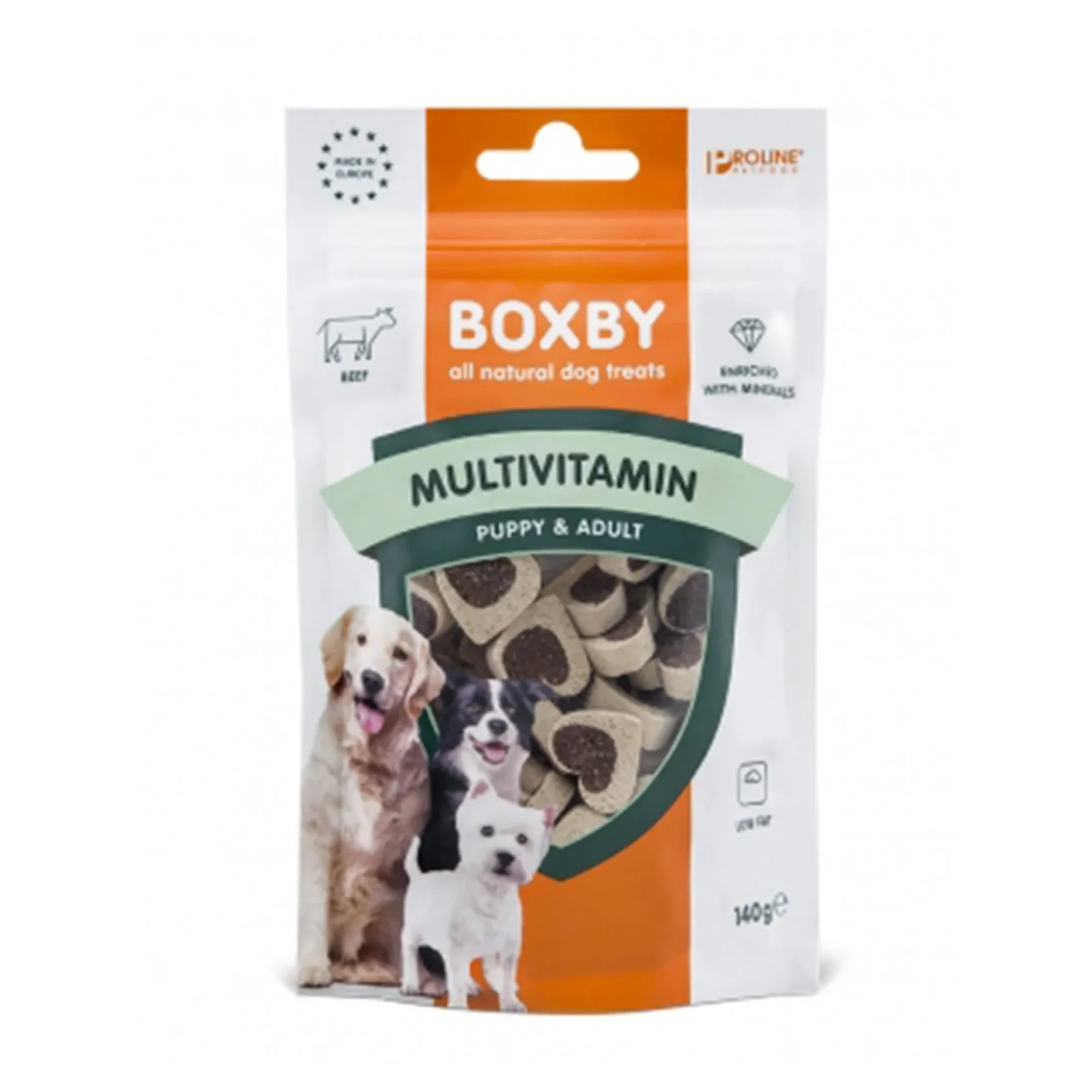 Boxby Proline Multivitamin Hundgodis 140 g – Träningsgodis