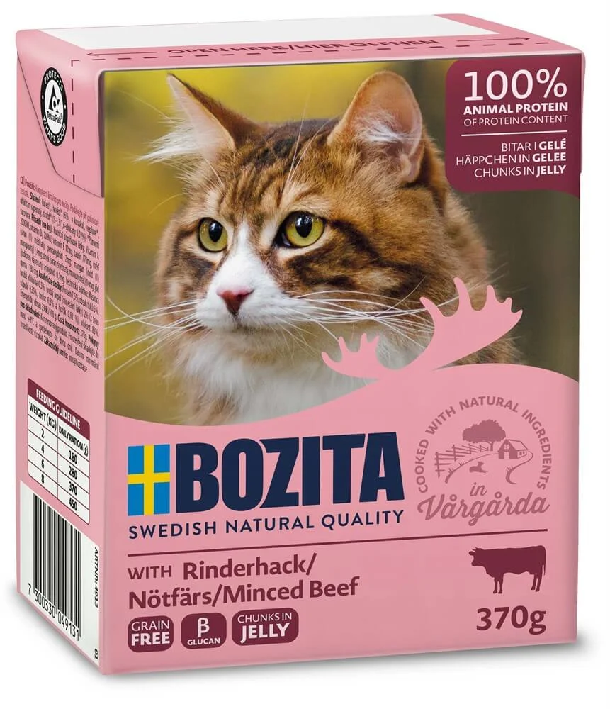 Bozita Bitar i Gelé Nötfärs 370g