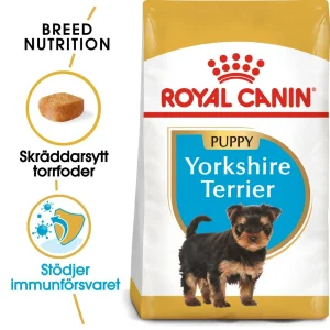 Breed Yorkshire Terrier Puppy Torrfoder f枚r hundvalp