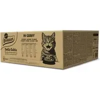 Brekkies Daily Delice Adult Cat 80 x 85 g – Mixpack i sås (4 sorter) Trygg betalning