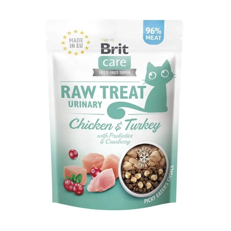 Brit Care Raw Treat Cat Urinary Kyckling & Kalkon 40 g Bästa pris