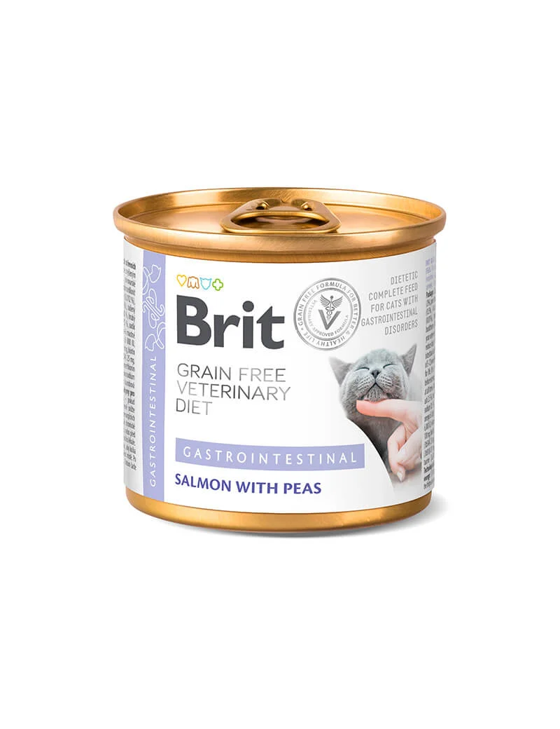 Brit GF Vet Diet Cat Cans Gastrointestinal 200g