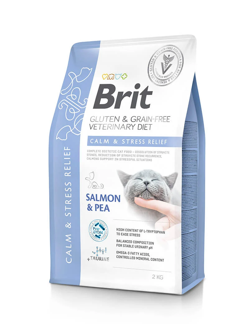 Brit GF Vet Diets Cat Calm & Stress Relief 2kg