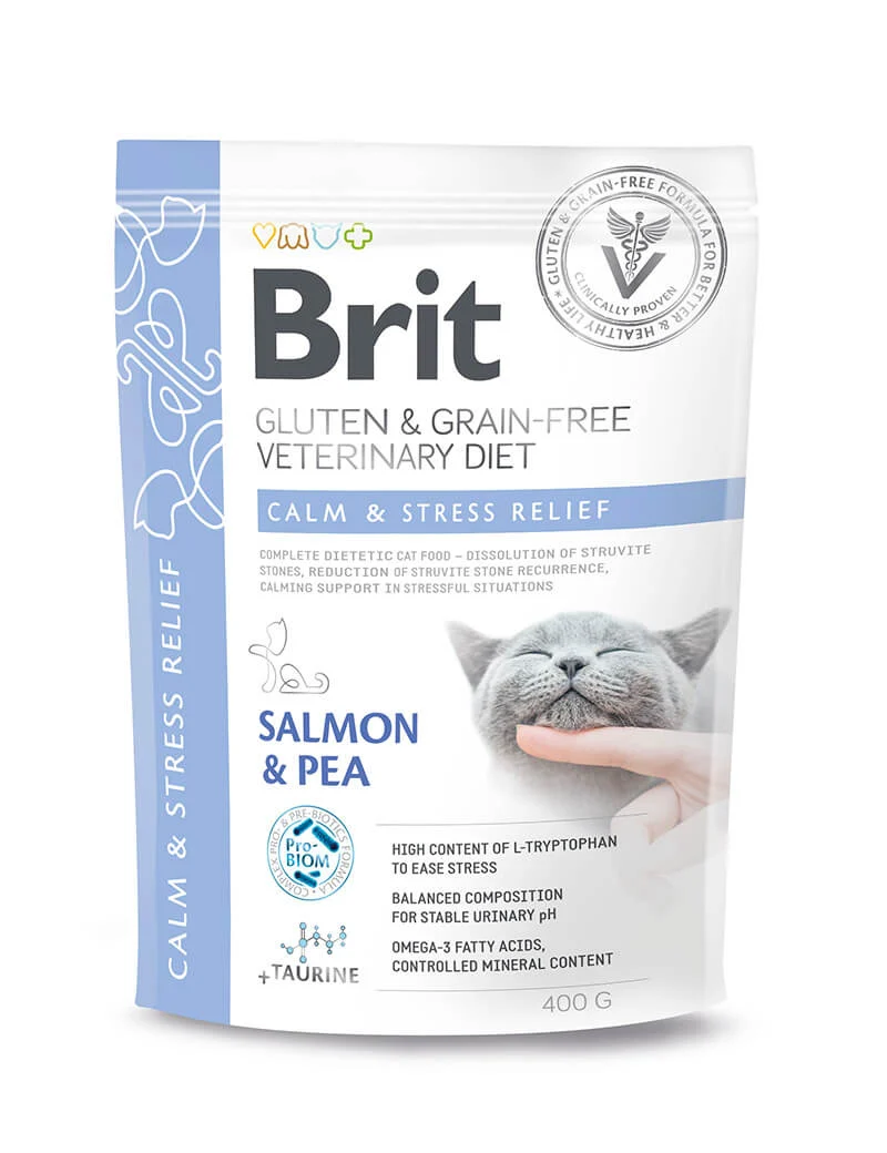 Brit GF Vet Diets Cat Calm & Stress Relief 400g