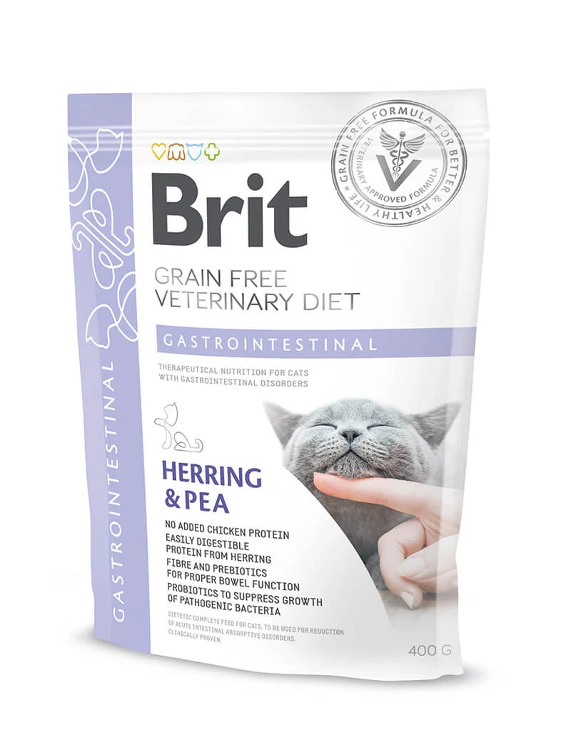 Brit GF Vet Diets Cat Gastrointestinal 400g