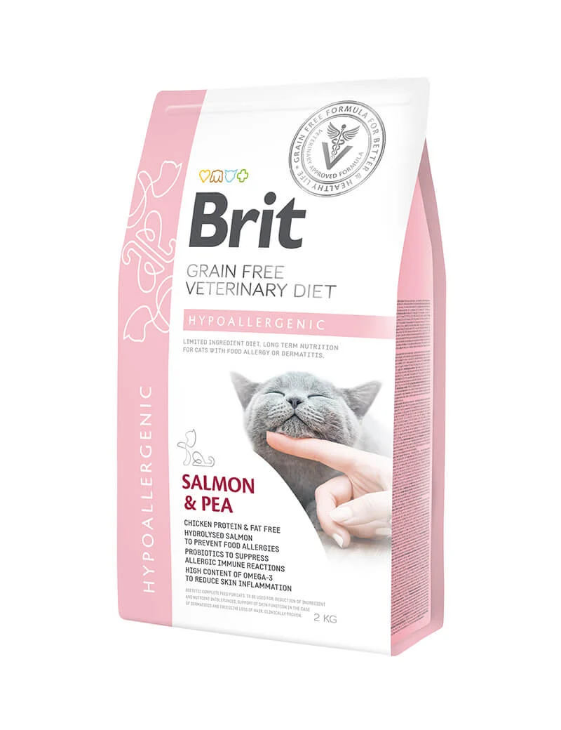 Brit GF Vet Diets Cat Hypoallergenic 2kg