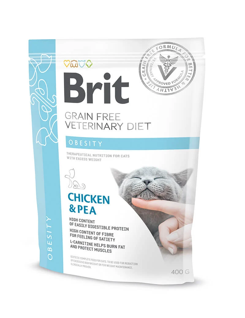 Brit GF Vet Diets Cat Obesity 400g