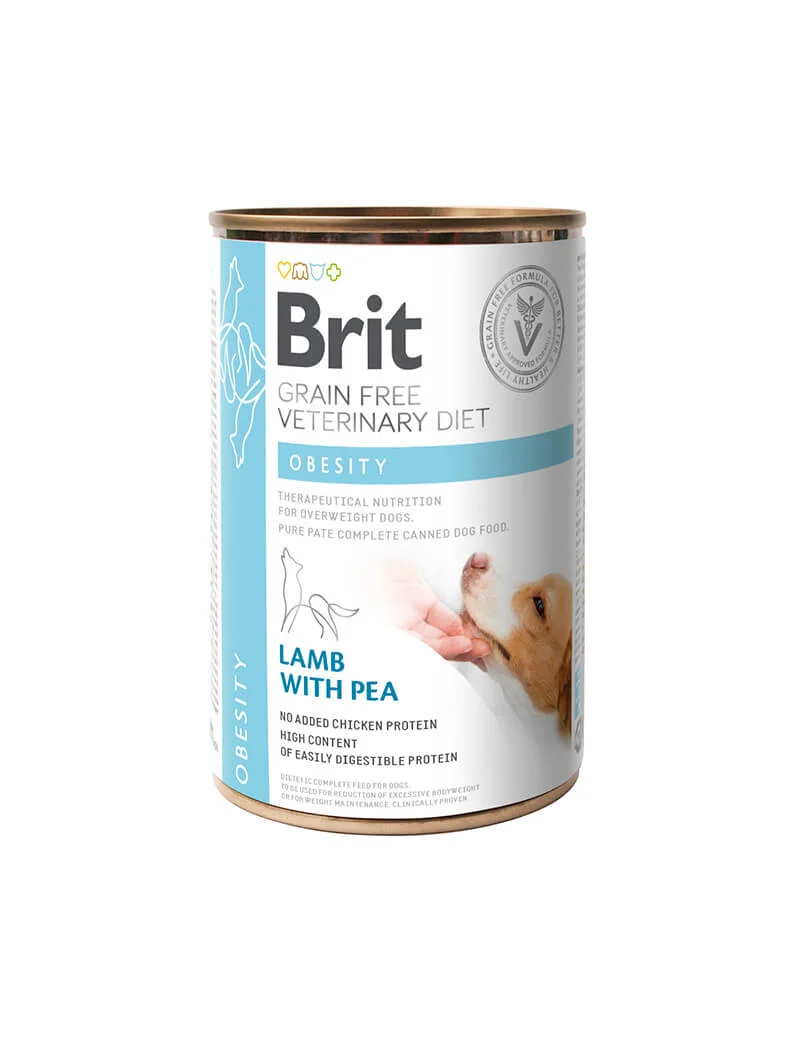 Brit GF Vet Diets Dog Can Obesity 400g