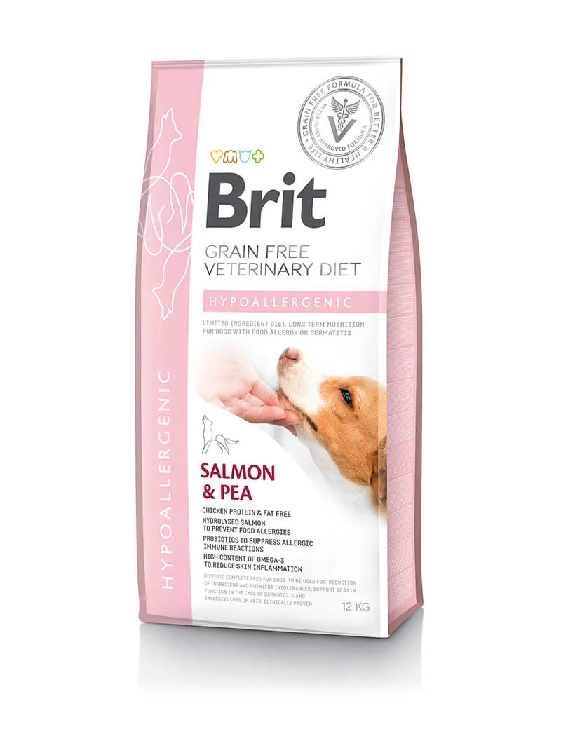 Brit GF Vet Diets Dog Hypoallergenic 12kg