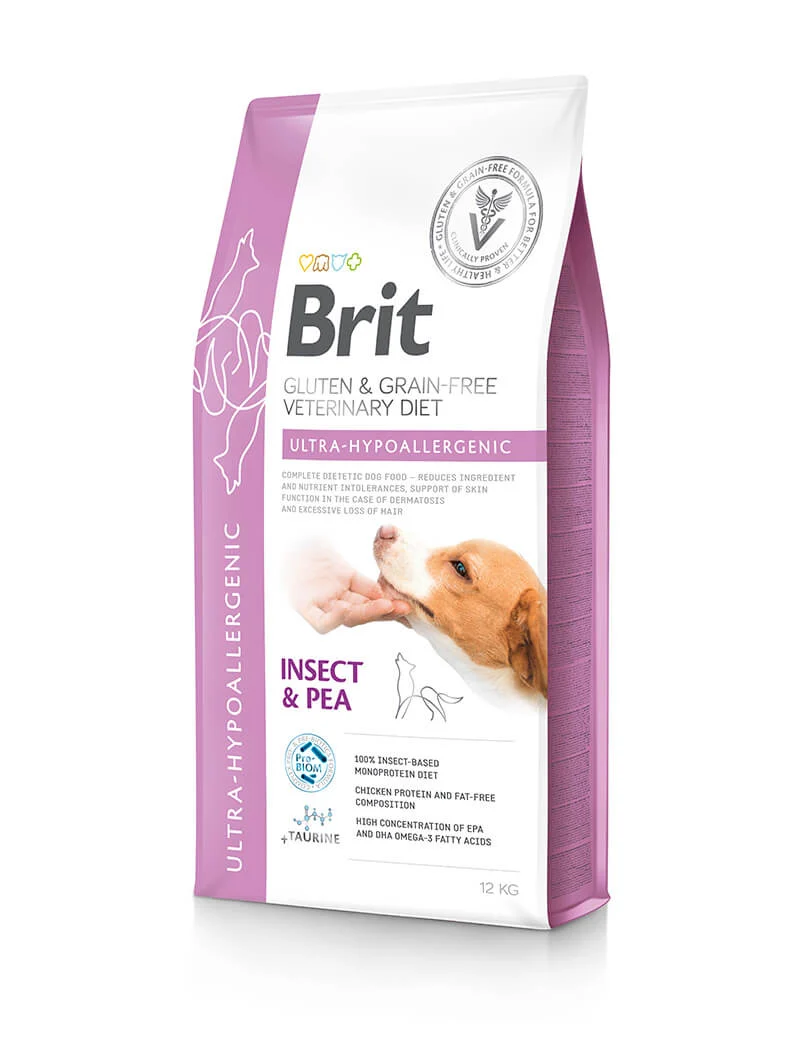 Brit GF Vet Diets Dog Ultra-Hypoallergenic 12kg