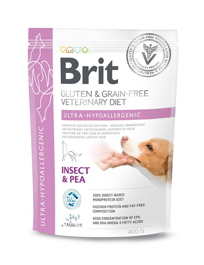 Brit GF Vet Diets Dog Ultra-Hypoallergenic 400g