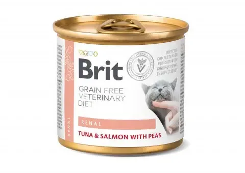 Brit Renal Tuna & Salmon with Peas Kattmat 6 x 200 g Köp nu