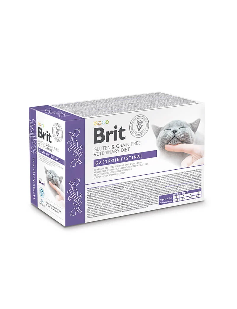 Brit VD Gastrointestinal Cat Pouch 12x85g