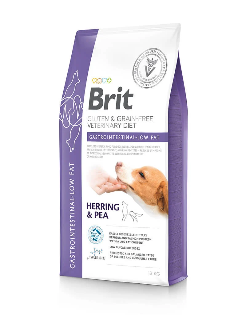 Brit Vet Diets Dog Gastrointestinal-Low Fat 12kg