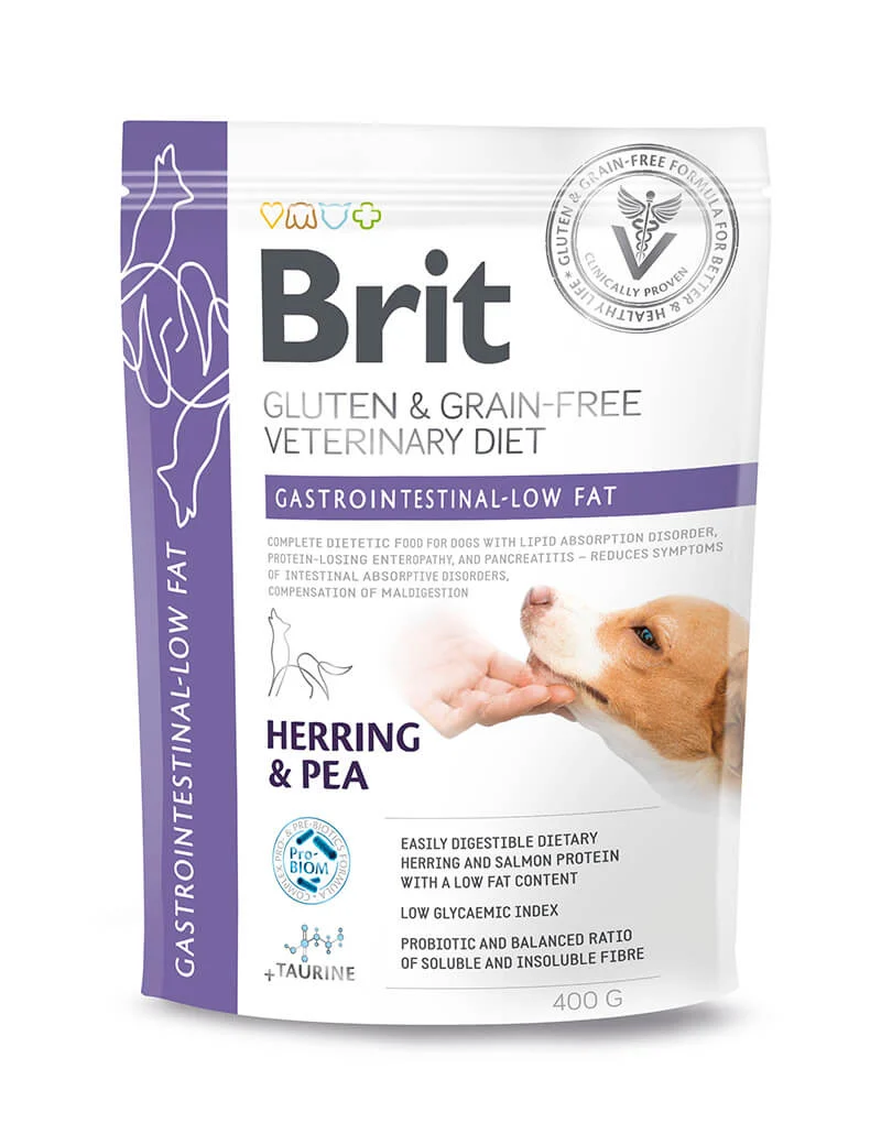 Brit Vet Diets Dog Gastrointestinal-Low Fat 400g