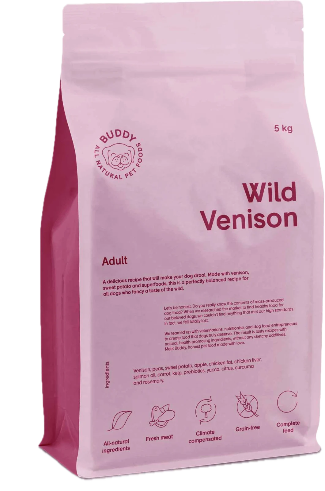 Buddy Pet Foods Wild Venison