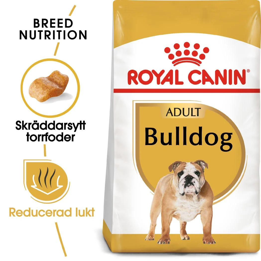 Bulldog Adult Torrfoder f枚r hund