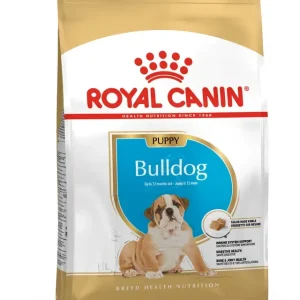 Bulldog Puppy Torrfoder f枚r hund 12kg