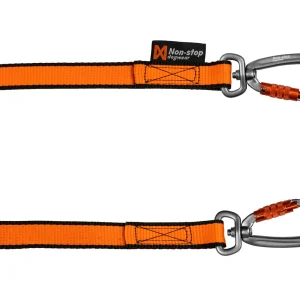 Bungee Hundkoppel Dubbel Orange One Size
