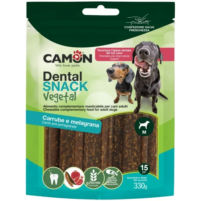 Camon vegetabiliskt hundgodis M 330g – johannesört & granatäpple