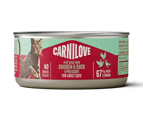Can Paté Chicken, Duck & Pheasant Adult Våtfoder för Katt – 12 st x 100 g Sänkt pris