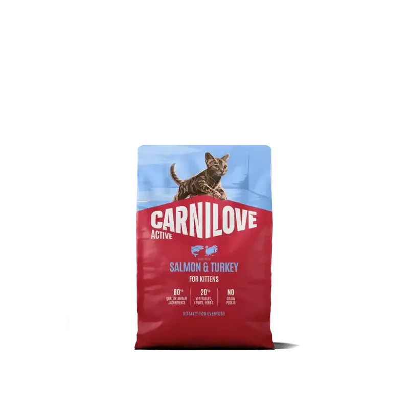 Carnilove Active Cat Dry Salmon & Turkey for Kittens – 2 kg Outlet