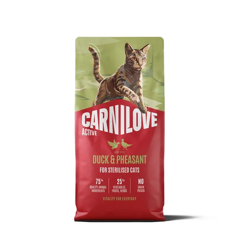 Carnilove Cat Adult Sterilised Active Duck & Pheasant Torrfoder till Katt Billigare