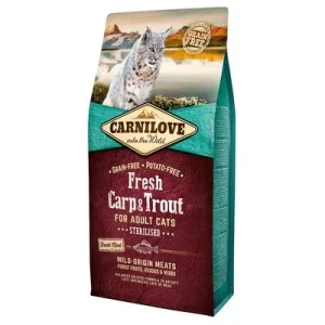 Carnilove Fresh Adult Sterilised Cat med karp & öring