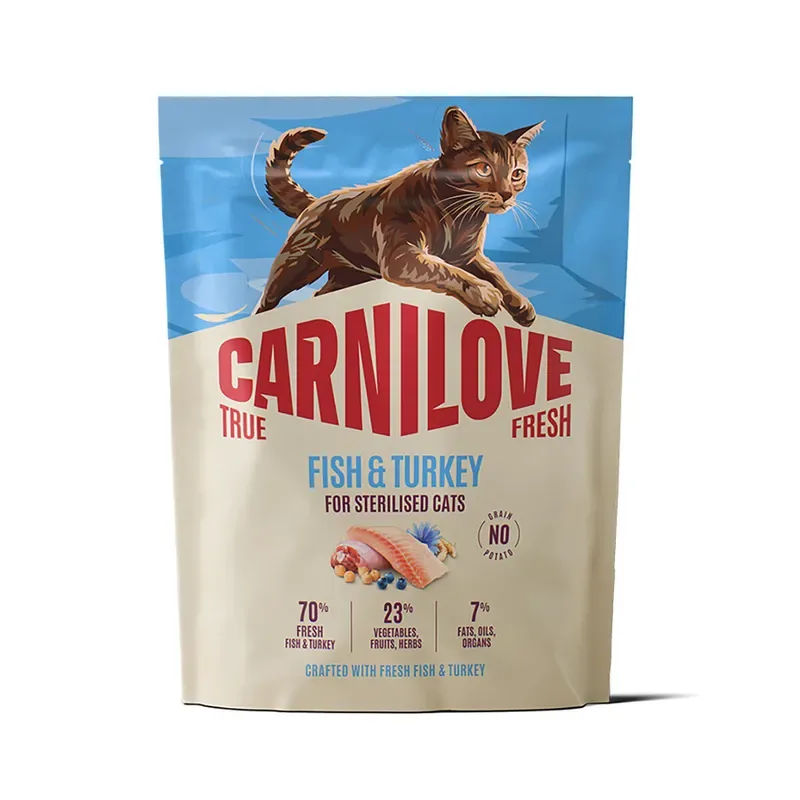 Carnilove True Fresh Cat Adult Sterilised Fish & Turkey Torrfoder till Katt Nedsatt pris