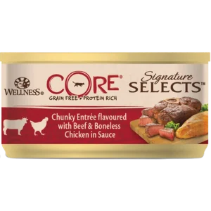 Cat Adult Signature Selects Chunky Beef & Chicken in Sauce Wet