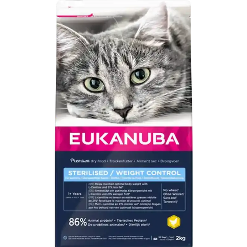 Cat Adult Sterilised/Weight Control 2 kg Fynd