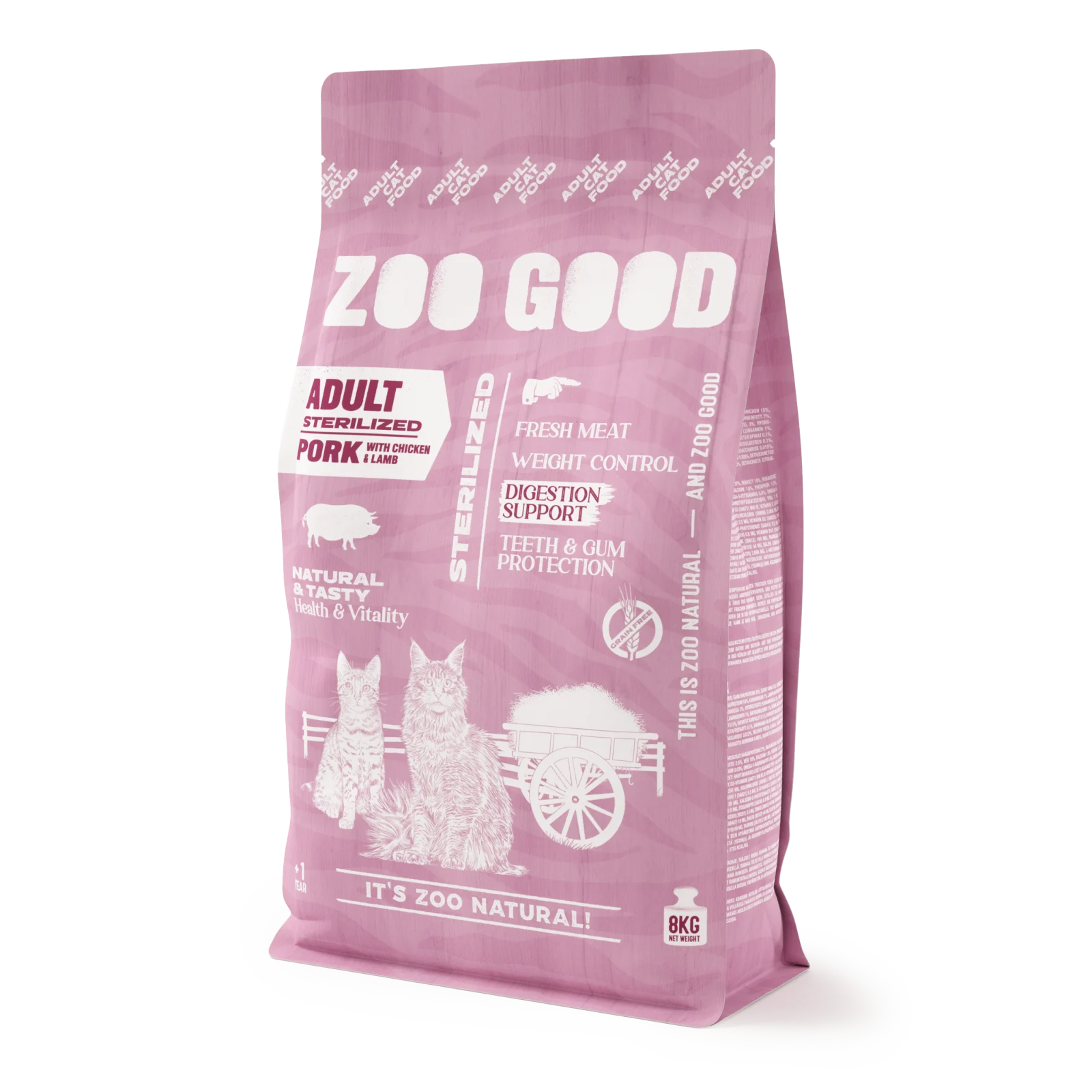 Cat Adult Sterilized Grain Free Pork & Lamb - Kattmat
