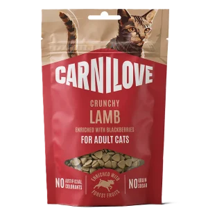 Cat Crunchy Snack Lamb enriched with Blackberries
