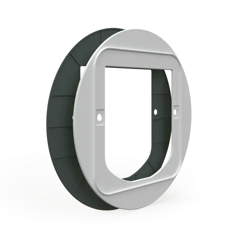 Cat Flap Mounting Adaptor Vit/Grå Extra rabatt